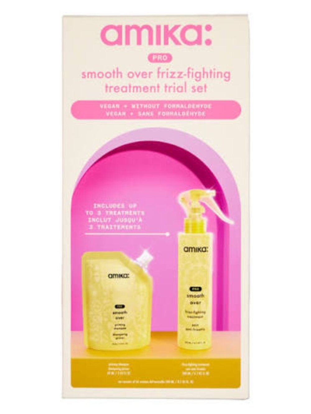 New Amika smooth over frizz-fighting treatment trail set
